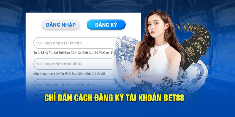Đăng ký bet88 đơn giản, dễ dàng